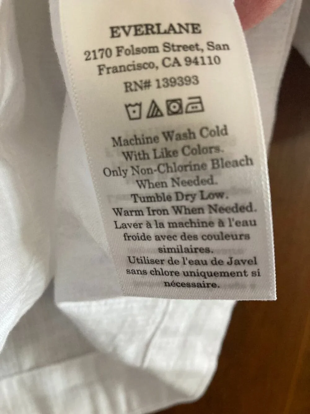 Everlane Gauze Button-Up Cotton Blouse in White NWOT